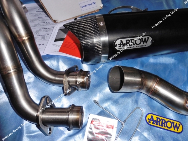 Photo des collecteurs d'échappement ARROW pour moto YAMAHA MT07