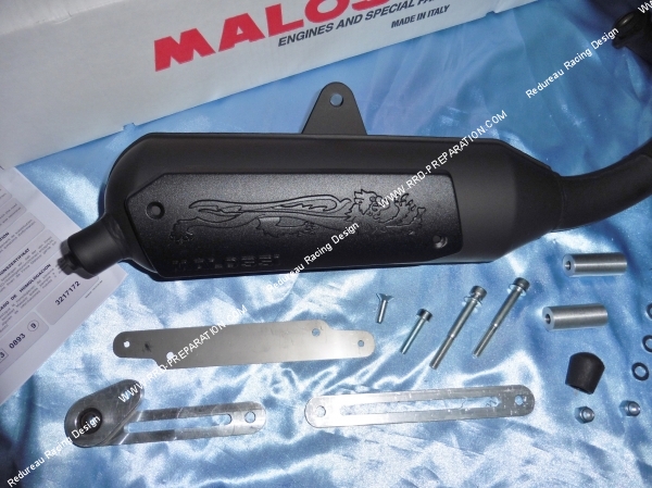 échappement MALOSSI WILD LION pour scooter PIAGGIO / GILERA Typhoon, nrg Photo de l'échappement MALOSSI Xild Lion scooter PIAGGIO / GILERA Typhoon, nrg
