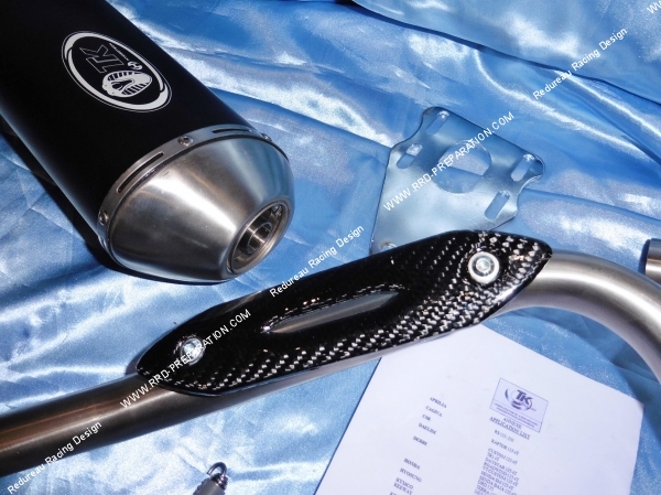 Photo de la ligne d'échappement TK TURBOKIT pour moto SUZUKI VANVAN 125cc 4T après 2011