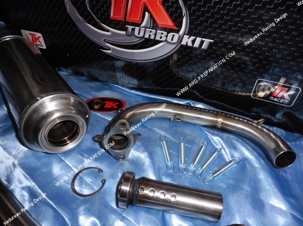 Photo de l'échappement TK TURBOKIT pour karting  4T SUBARU EX 40