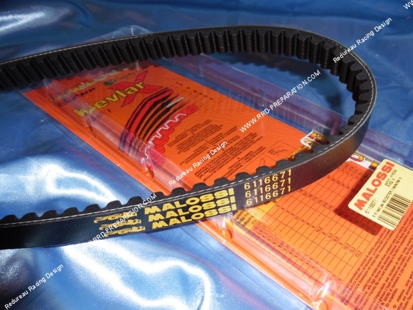 Photo de la courroie renforcée MALOSSI KEVLAR BELT pour scooter 50 4T HONDA VISION, NSC 50 4T