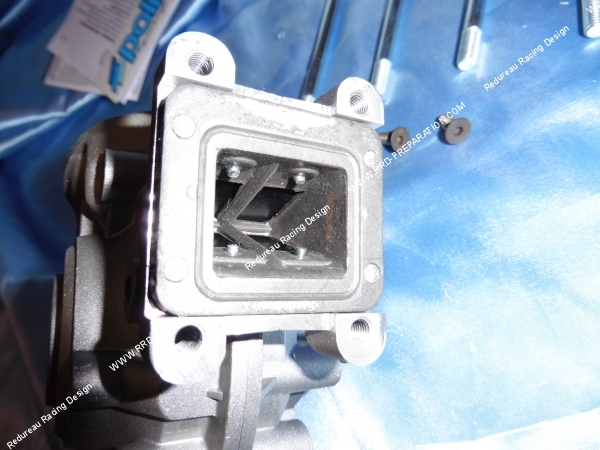 Photo des carters moteur sans support moteur nu POLINI Peugeot 103 sp, mv, mvl, lm.