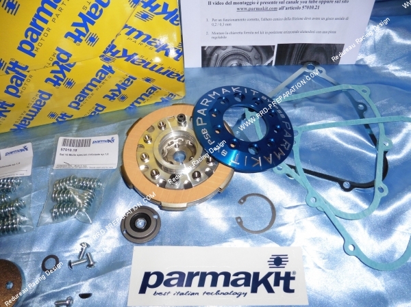 Photo de l'embrayage complet PARMAKIT CHALLENGER pour VESPA SPECIAL, PRIMAVERA, ET3, PK, ETS, N... 50 et 125cc