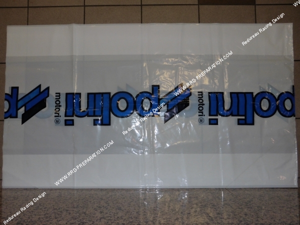 Photo de la bâche plastique POLINI pour paille circuit ou run