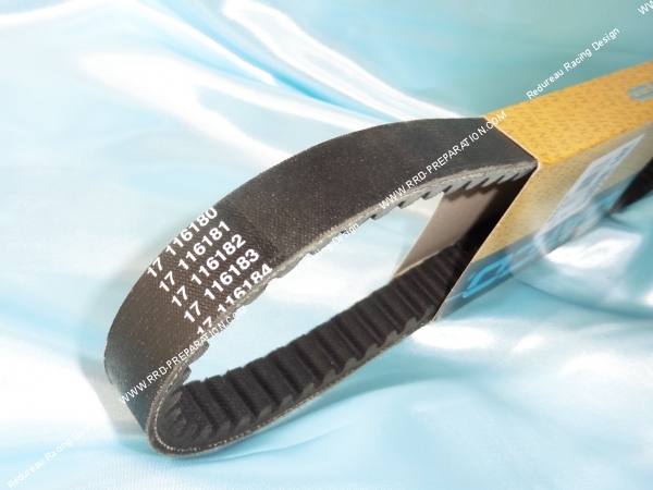 Photo de la courroie renforcée kevlar DAYCO pour maxi-scooter 125cc MBK SKYCRUISER / YAMAHA X MAX