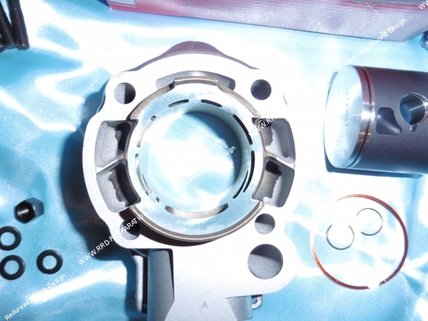 Photo du cylindre 95cc ITALKIT Racing aluminium Ø52mm pour minarelli am6