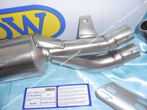 Photo de la ligne d'échappement ARROW pour YAMAHA XTR 750 Super Teneré de 1989 à 1994