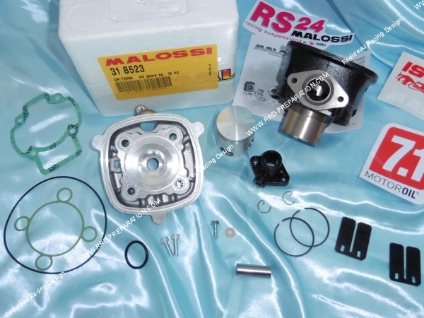 Photo du kit  50cc Ø40mm avec culasse MALOSSI fonte scooter PIAGGIO Liquide (NRG, RUNNER...)