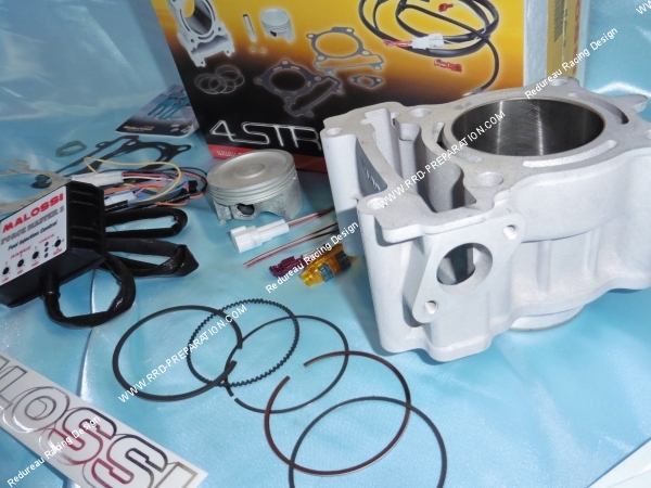 Photo du cylindre  MALOSSI Ø63mm, cylindre, piston + boitier électronique pour YAMAHA MT et YZF R 125cc après 2014