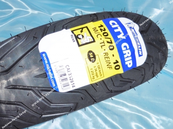 Photo du pneu arrière michelin city grip 120/70/10