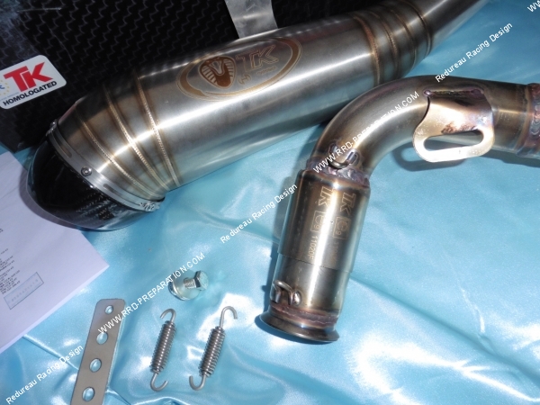 Photo de la ligne d'échappement TK TURBOKIT GP H3 pour KTM DUKE 125 et 200cc 4T a partir de 2016