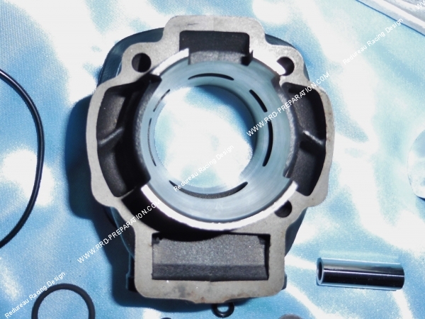 Photo du kit 70cc cylindre, piston Ø45,8mm POLINI alu pour moto POLINI X5, XP5, XP1, MINICROSS... Refroidissement liquide
