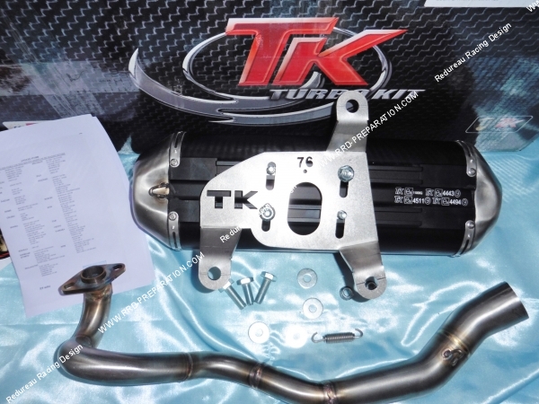 Photo de l'échappement TURBO KIT TK MAXI SCOOTER YAMAHA NMAX, MBK OCITO 125 4T