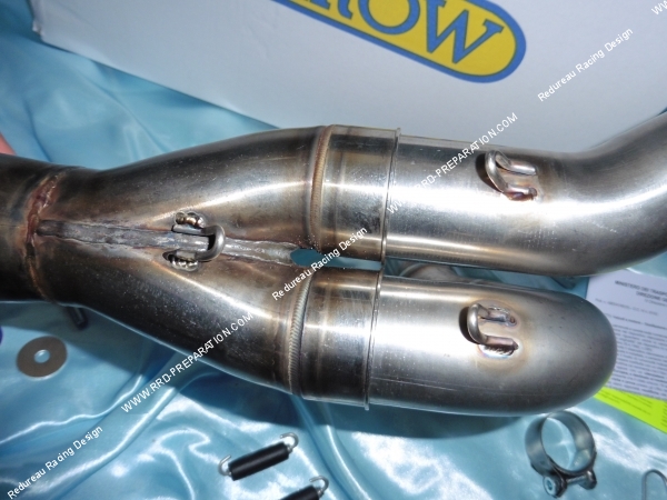 Photo de la ligne collecteur et silencieux ARROW pour moto Suzuki v storm 650cc 2017