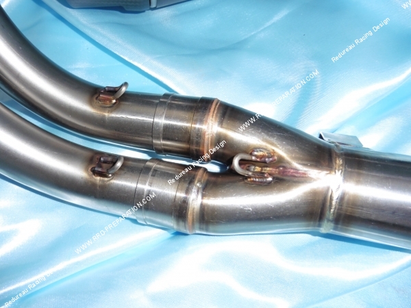 Photo du collecteur ARROW et silencieux carbone pour moto Kawasaki Vulcan S 650 2017