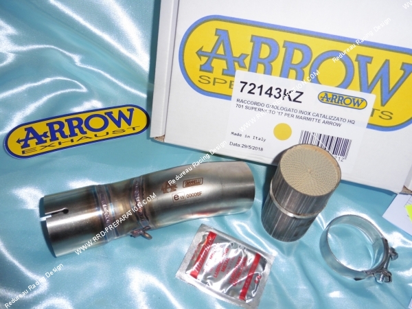 Photo du raccord catalysé catalyseur pour pot d'échappement ARROW pour Husqvarna 701 Enduro/Supermoto 2017