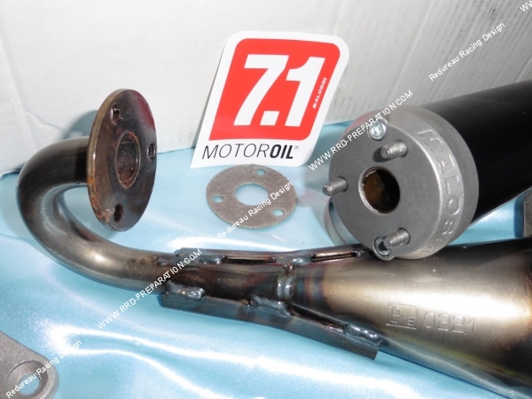 Photo de la fixation de la cartouche de l'échappement MALOSSI ART OF PERFORMANCE pour HONDA X8R S X 50cc 2 temps