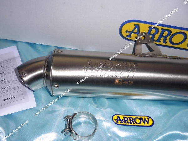 Photo du silencieux homologué ARROW PARIS-DAKAR REPLICA homologué pour moto SUZUKI DR 600 R/S de 1985 à 1990