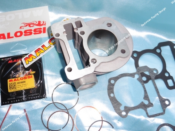 Photo du pack complet cylindrer piston boitier de reprogrammation MALOSSI aluminium pour scooter 50cc 4T HONDA NSC, NSC50R, VISION