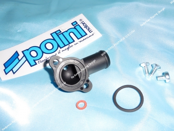 Photo du raccord d'eau pour kit piaggio liquide et polini minicross