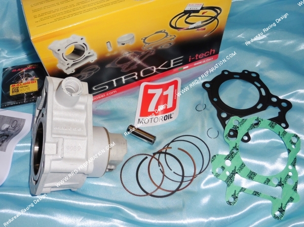 Photo du cylindre 180cc MALOSSI Ø67mm, cylindre / piston pour APRILIA SCARABEO et LEONARDO 125, 150 moteur ROTAX 4T LC