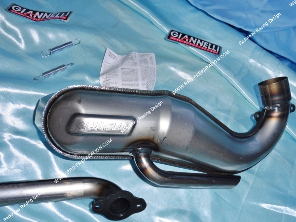Photo du pot d'échappement GIANNELLI complet pour scooter PIAGGIO VESPA 50 SPECIAL