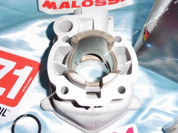 Photo des transferts sur le kit 50cc haut moteur Ø40,3mm MALOSSI MHR REPLICA aluminium minarelli am6