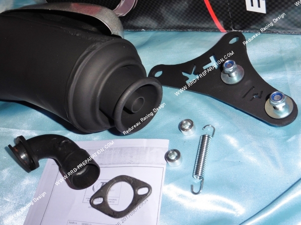 Sortie du pot d’échappement TURBOKIT TKR SPORT scooter PEUGEOT SV 125cc 2T