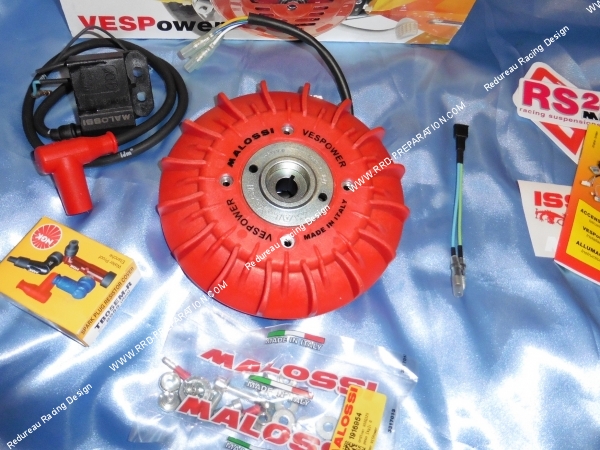 boitier bobine allumage malossi vespa vespower 2T