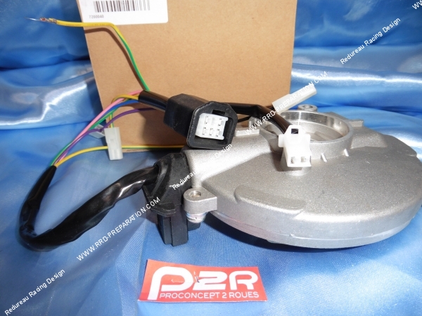 Photo du branchement de l'allumage P2R avec platine pour allumage 6V de PEUGEOT 103 électronique