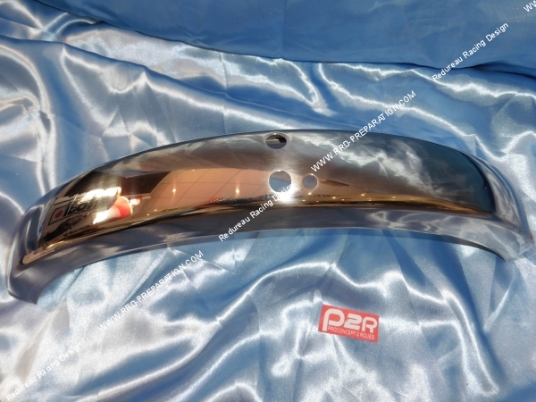 Photo du garde boue arrière chromé P2R type origine PIAGGIO Ciao PX