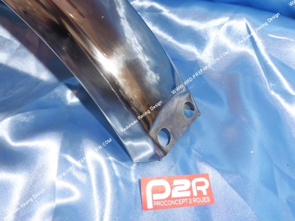 Photo de la fixation du garde boue chromé pour piaggio px 50cc