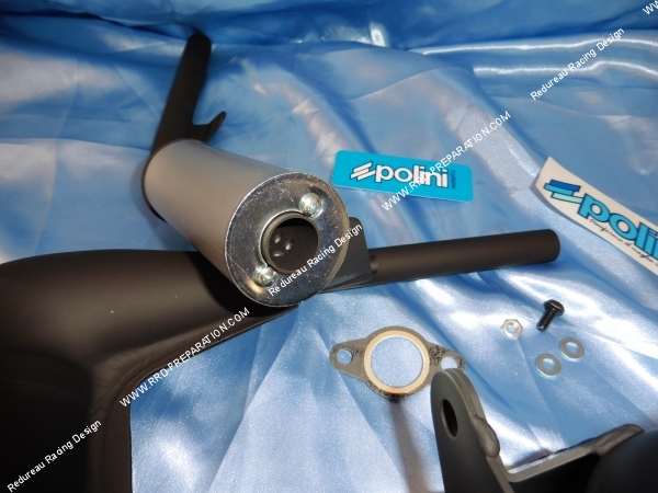 Photo de la cartouche d'échappement POLINI silencieux long pour scooter VESPA 50cc PK, XL, HP