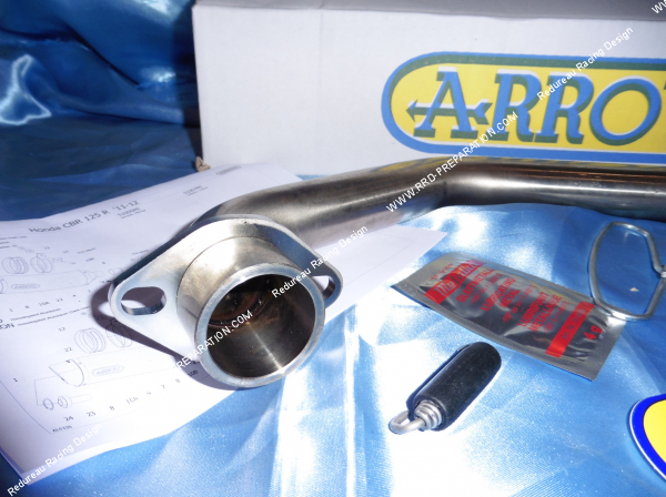 Photo du collecteur sport ARROW pour moto 125cc 4T Honda CBR 125 R 2011/2016