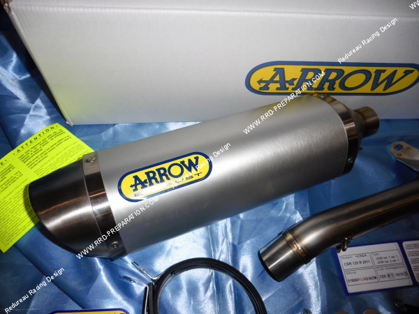 Photo du silencieux de pot d'échappement ARROW pour moto HONDA CBR 125 R 2011/2016