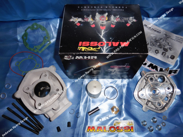 Photo du cylindre, piston, culasse, MALOSSI mhr 50cc REPLICA aluminium DERBI euro 3 