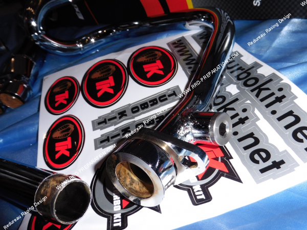 Photo du collecteur d'échappement TK TURBOKIT pour moto HYOSUNG COMET, GT 125cc 4T