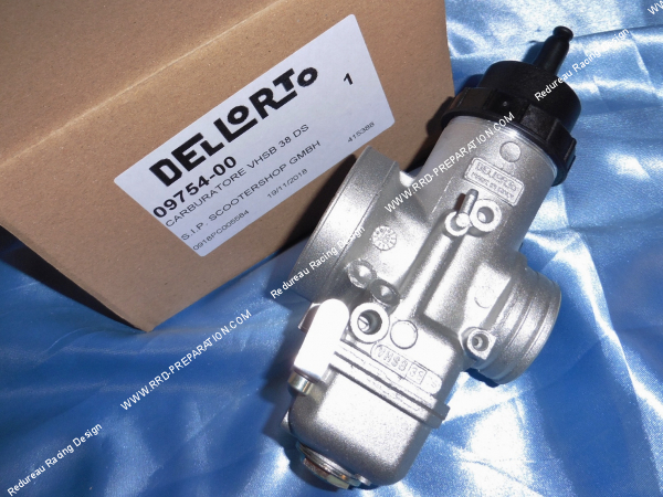 Photo du carburateur DELLORTO VHSB 38 DS souple starter à levier sans graissage séparé ni dépression