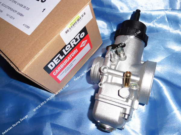 Photo du carbu dellorto VHSB 38 DS souple starter à levier sans graissage séparé ni dépression