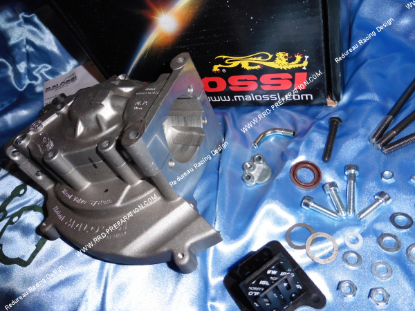 Photo du carter moteur MALOSSI complets pour PIAGGIO ciao allumage à rupteur