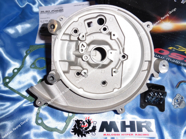 Photo de l’intérieur des carters moteur MALOSSI complets pour PIAGGIO ciao allumage à rupteur