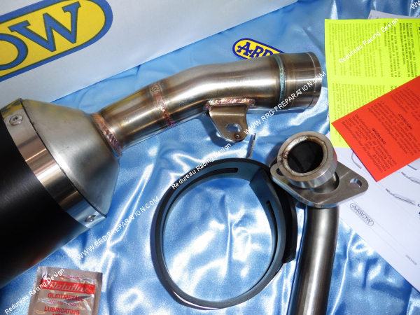 Photo du collecteur de pot d'échappement ARROW pour moto YAMAHA MT a partir de 2014 125cc 4T
