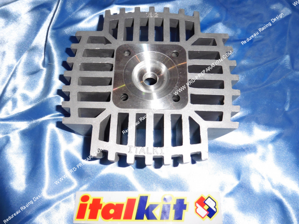 Photo de la culasse 75cc Ø47mm avec culasse ITALKIT a clapets en aluminium pour PUCH