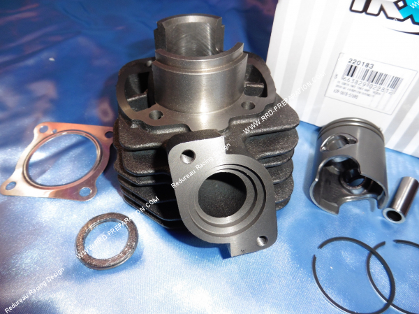 Photo du cylindre piston sans culasse TEKNIX fonte 50cc Ø40mm pour scooter PEUGEOT air avant 2007 (buxy, tkr, speedfight...)