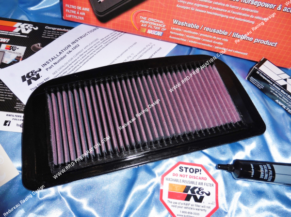 Photo du filtre à air COMPETITION K&N pour moto Yamaha YZF 1000 R1 de 2002 a 2003