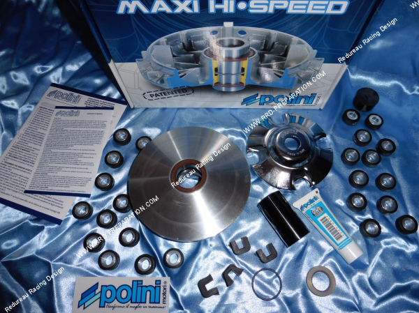 Vario POLINI HI SPEED 12 galets pour maxi scooter PEUGEOT METROPOLIS et SATELIS 400