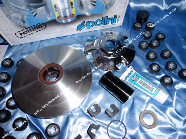 Photo du variateur POLINI HI SPEED 12 galets pour maxi scooter PEUGEOT METROPOLIS et SATELIS 400
