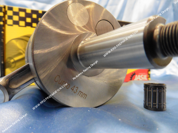 Photo du vilebrequin TOP RACING EVOLUTION pour YAMAHA DT LC 50 (refroidissement liquide) course longue