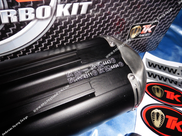 Photo de l'homologation du silencieux de pot d'échappement TURBO KIT TK MAXI SCOOTER SYM GTS et JOYMAX 125cc
