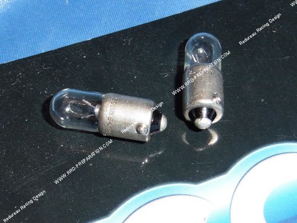 Photo de la lampe (ampoule) témoin BA9S CGN 12v 4w avec culot